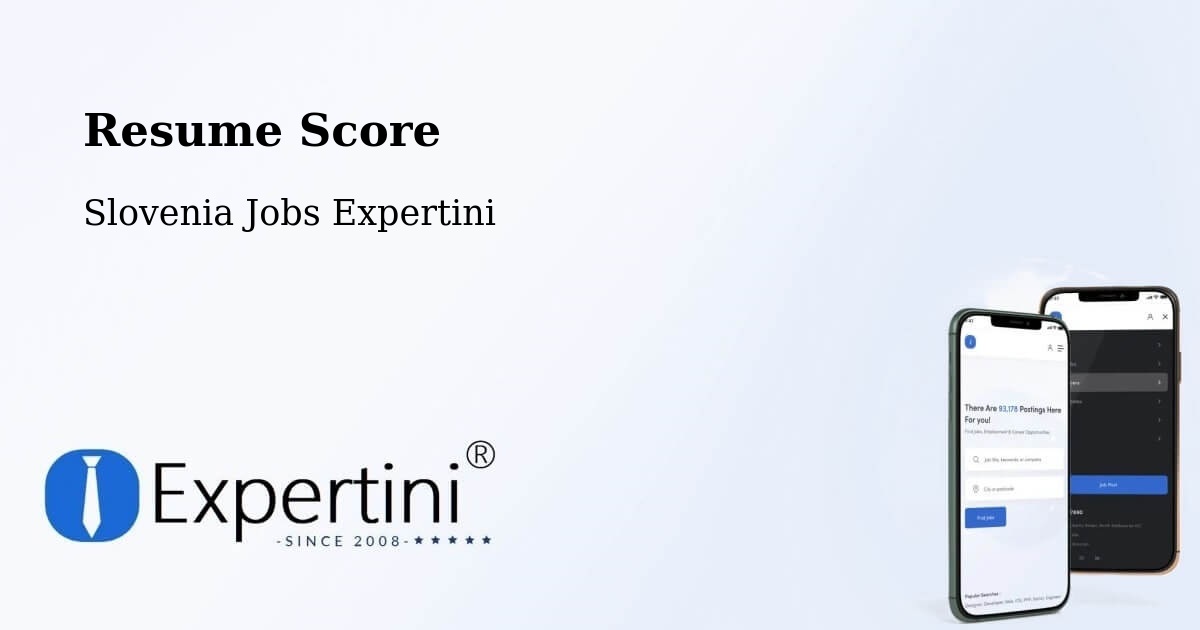 Resume Score & Job Description Match Tool – Muta - Slovenia Jobs Expertini